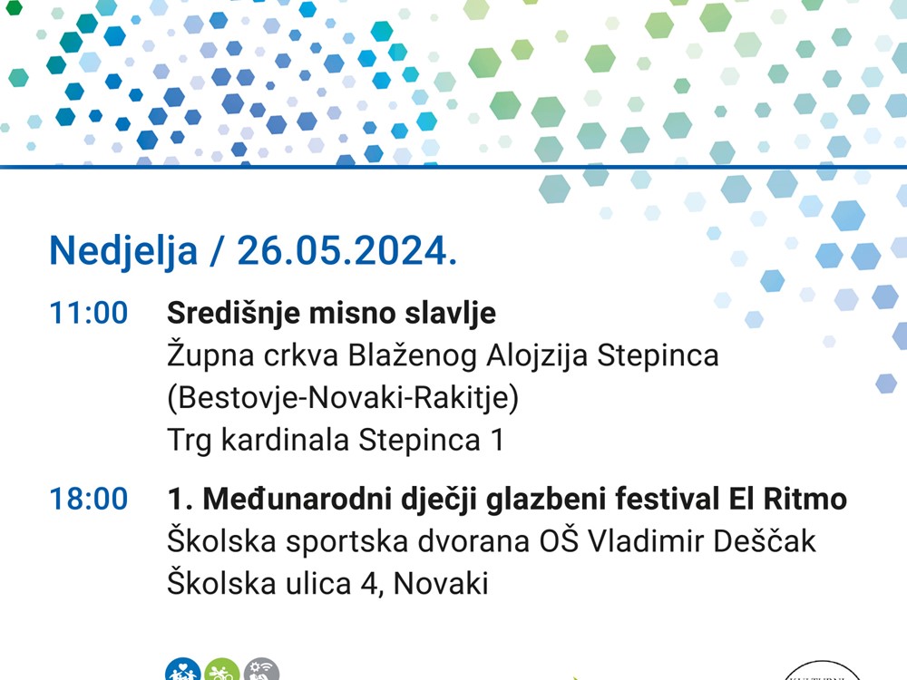 Proslava Dana grada Svete Nedelje 24.- 26.5.2024.