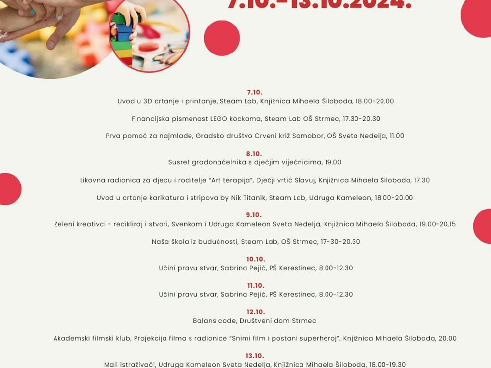 Dječji tjedan u Svetoj Nedelji