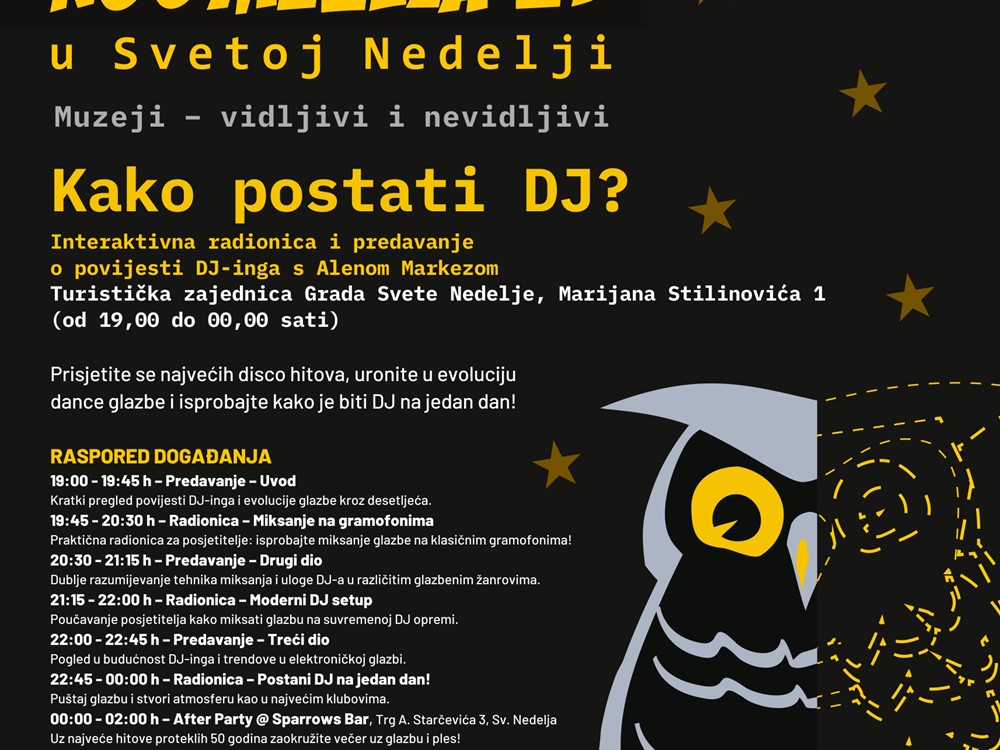 Noć muzeja - Kako postati DJ?