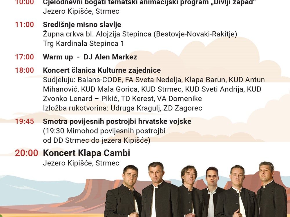 DAN GRADA SVETE NEDELJE - DIVLJI ZAPAD NA JEZERU KIPIŠĆE